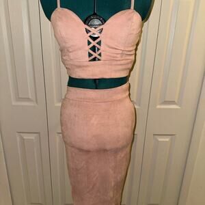 Windsor Blush Pink Two Piece Dress Set